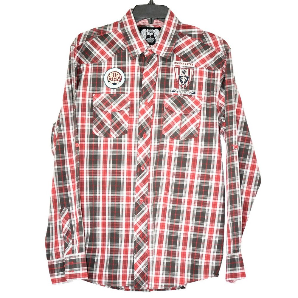 Manchester Soccer Theme Casual Shirt size L